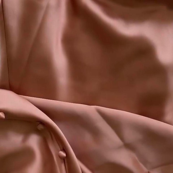 Orange maxi silk slip dress🧡 - Picture 3 of 3